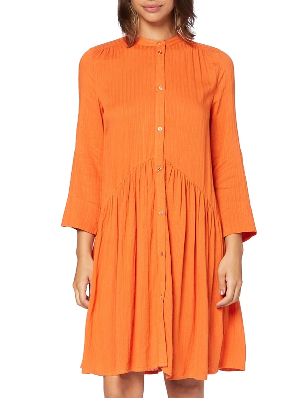 SPARKZ COPENHAGEN Vibe Dress, Burnt Orange, S - Image 1