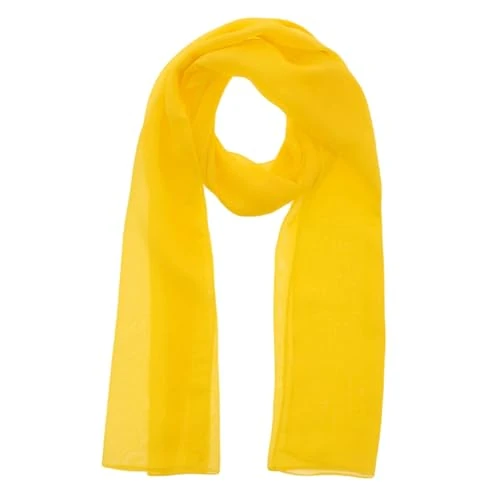 WESTEND CHOICE Ladies Chiffon Scarves Women Plain Neck Scarf Soft Headwrap Girls Headscarf Sheer Wrap women's scarves & wraps 150x45 cm