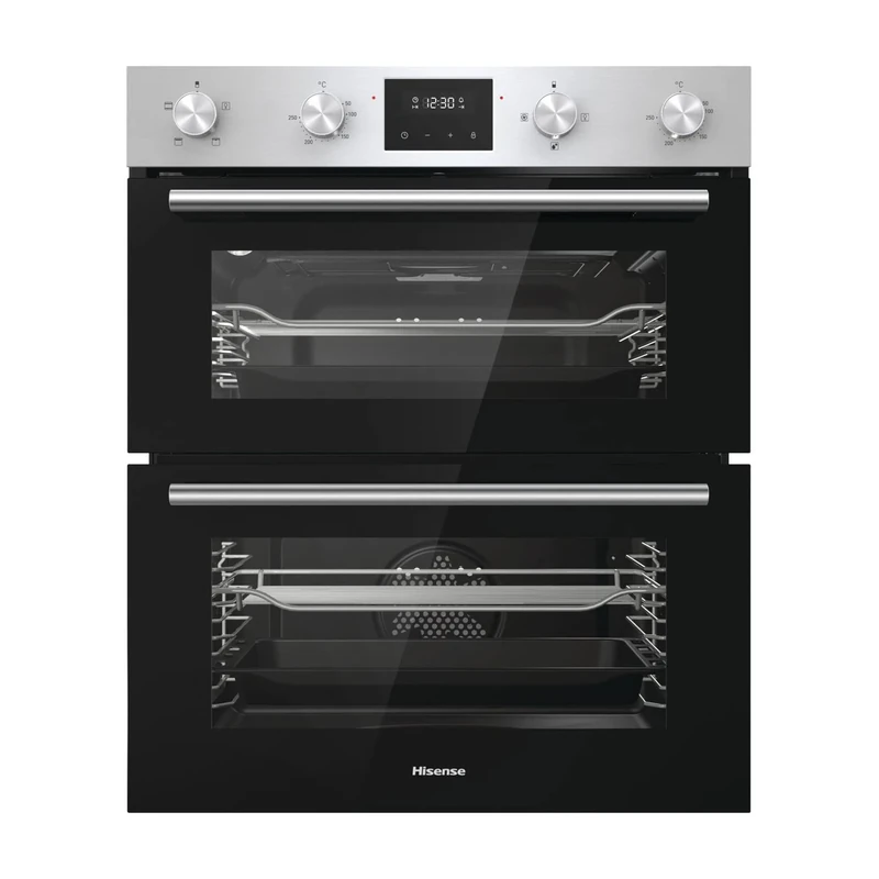 Hisense Stainless Steel Built-In Double Oven - Grill, Timer, Large
