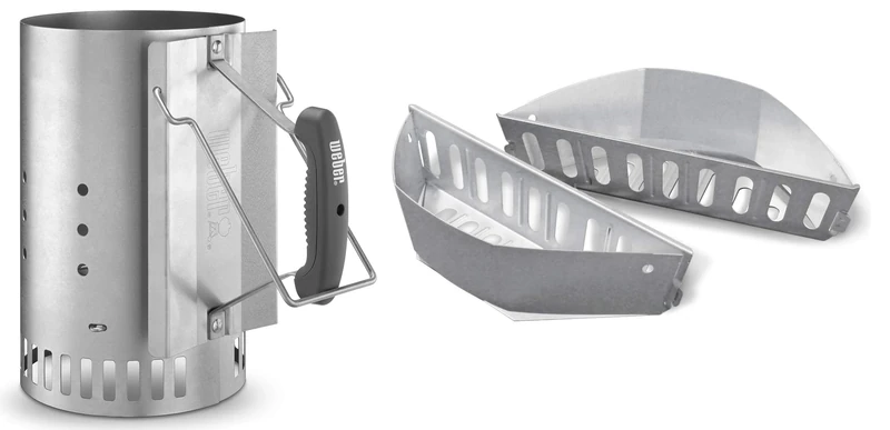 Weber 7403 Char-Basket Charcoal Briquet Holders & Chimney Starter