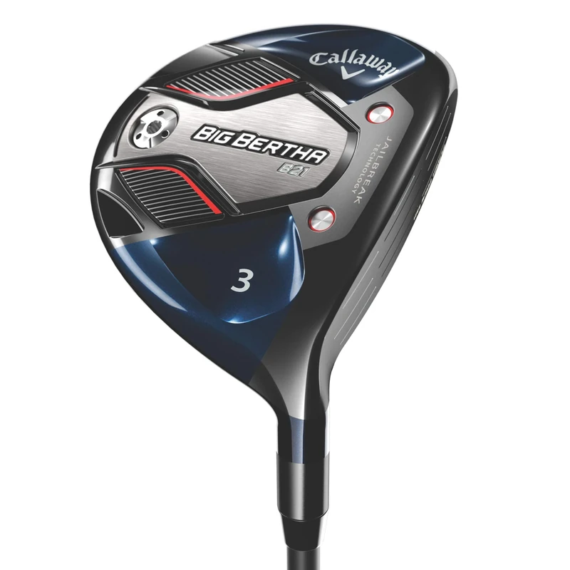 CALLAWAY Big Bertha B 21 Wood 3, Men, Black, Stiff