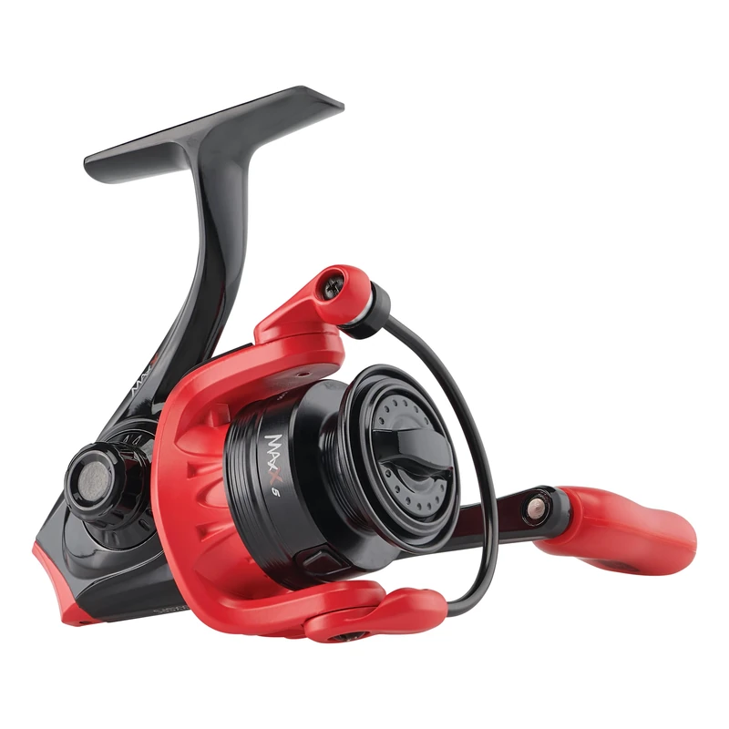 Abu Garcia Max STX Spincast Reel, Fishing Reel, Spincast Reels, Allround Fishing, Unisex, Red, 10 | Right Hand - Image 1