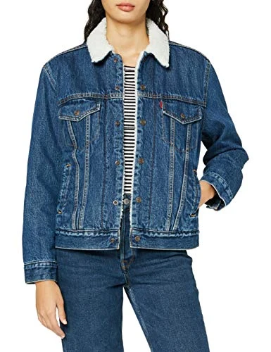 Levi's Ex-Boyfriend Sherpa Trucker Jacket - Rough & Tumble XXS