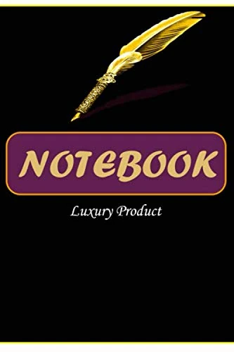 Luxury Notebook:Luxury product with awesome style, , used to build a perfect day plan. Size: 6 * 9 (inch), 120 pages.
