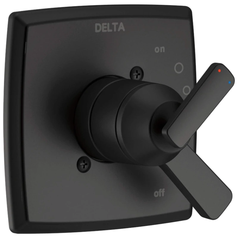 Delta Faucet T17064-BL Ashlyn Monitor 17 Series Valve Trim Only, Matte Black