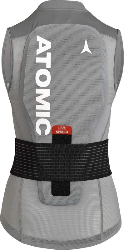 ATOMIC, Protective Ski Shell for Women, Live Shield shell W, Size S, Grey, AN5205042S