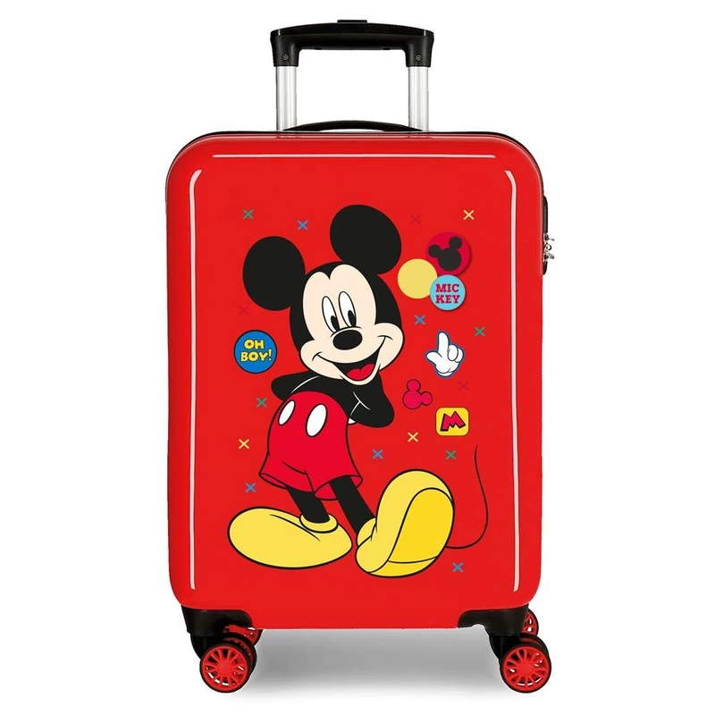 Disney Enjoy the Day Luggage- Kids' Luggage, 40x55x20 cms, Rojo