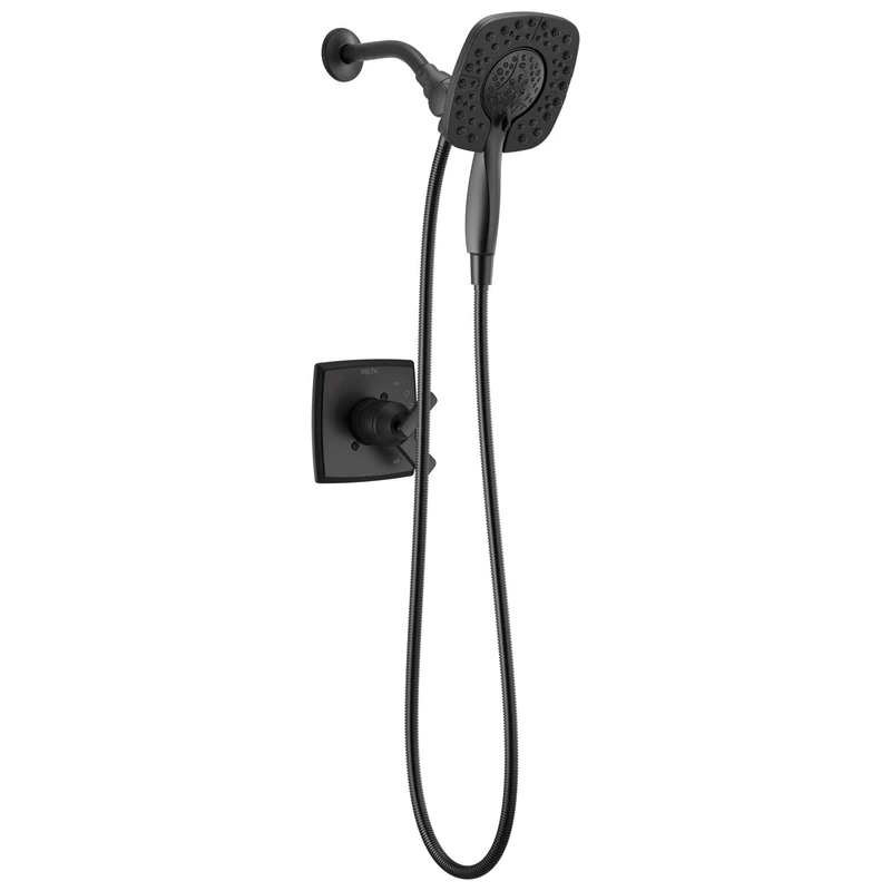 Delta Faucet T17264-BL-I Ashlyn Monitor 17 Series Trim with In2ition Two-in-One Shower Only, Without Rough, Matte Black