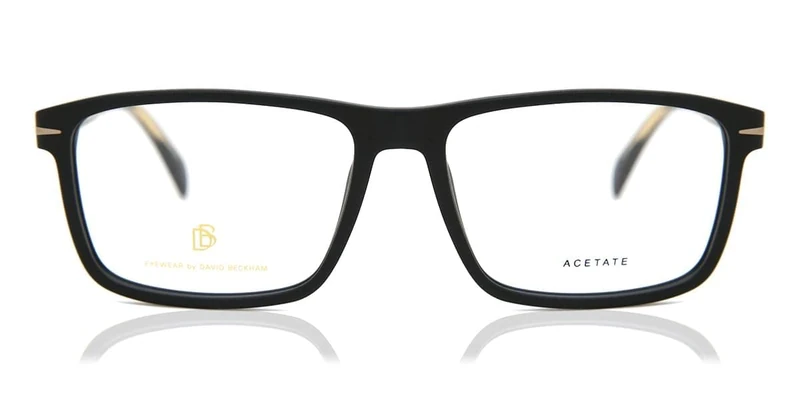 David Beckham Db 1020 003/17 MATT BLACK Eyewear Men's Acetate, Standard, 58