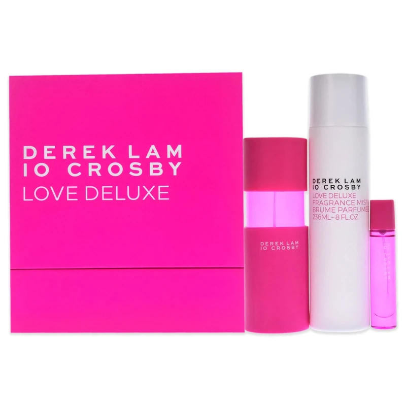 Derek Lam Love Deluxe Spring 20 For Women 3 Pc Set 3.4Oz Edp Spray, 10Ml Edp Spray, 8Oz Fragrance Mist