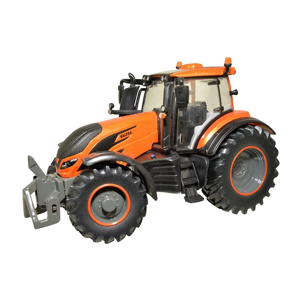 Britains 1:32 Metallic Orange Valtra T254 Collectable Tractor for Farm Set, Tractor Toys Compatible with 1:32 Scale Farm Animals and Toys, Suitable for Collectors & Children from 3 Years