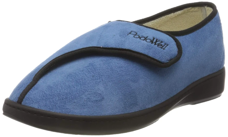 PodoWell Unisex Amiral Slipper, Blue, 5.5 UK Wide