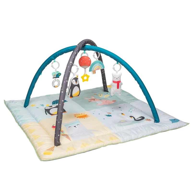 Taf Toys Music & Light Thickly Padded North Pole 4 Seasons Gym. Developmental Gym, Perfect For Newborns & Up. Activity Gym & Playmat. Designed To Encourage Baby’s Senses Development,