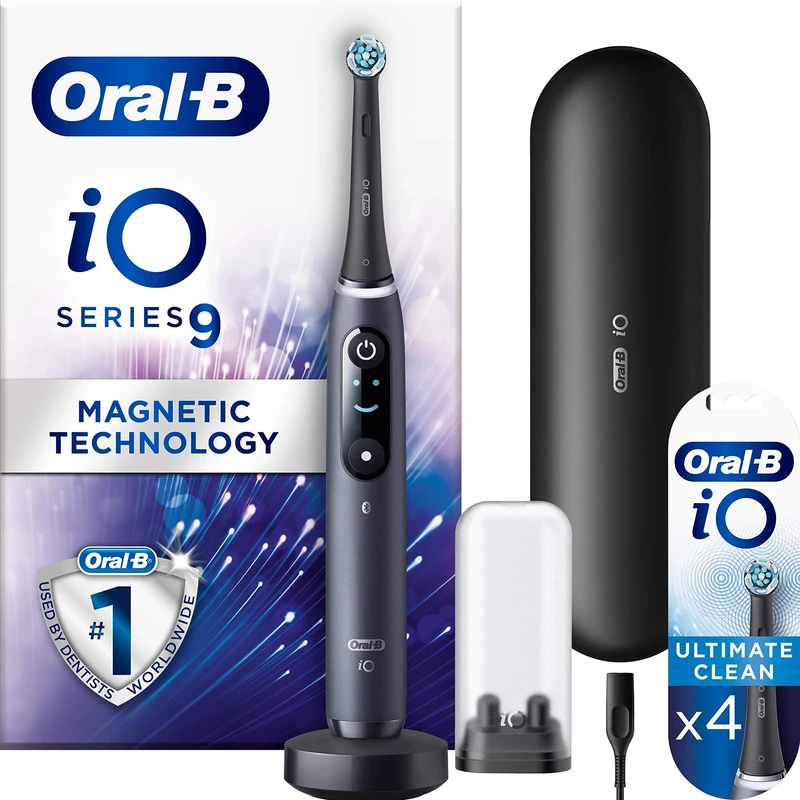 Oral-B iO - 9 - Black + 4 Refills