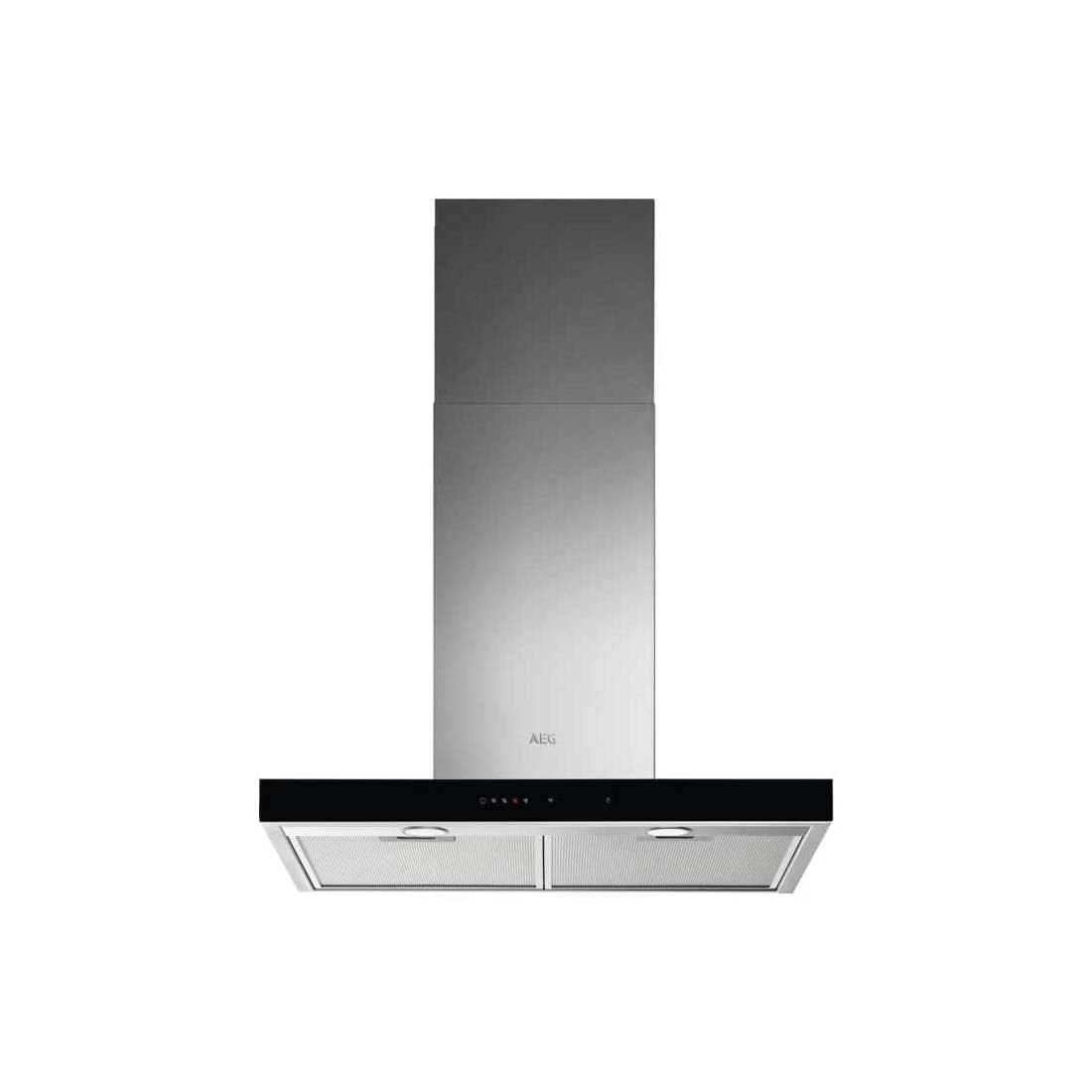 AEG 70cm Slimline Chimney Cooker Hood with Hob2Hood - Stainless Steel