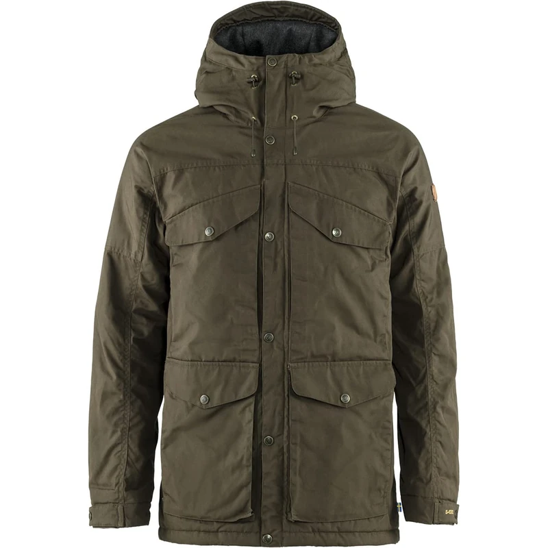 FJALLRAVEN Men's Vidda Pro Wool Padded M Jacket, Dark Olive, M UK