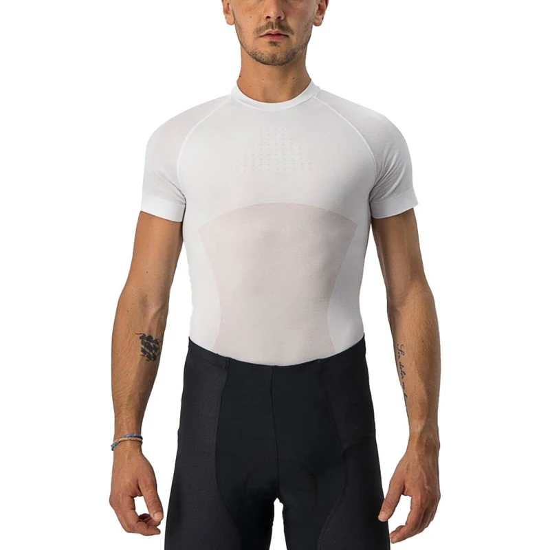 CASTELLI 4520575 CORE SEAMLESS BASE LAYER SS Men's Tights WHITE BLACK XXL - Image 1