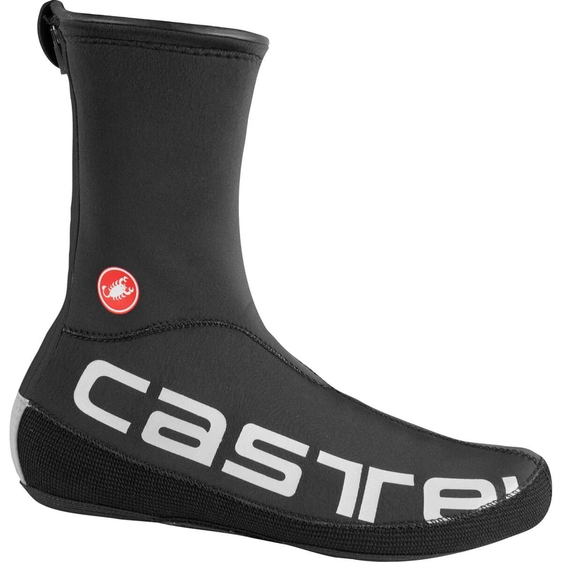 CASTELLI 4520537-010 DILUVIO UL SHOECOVER Shoe covers Men's BLACK/SILVER REFLEX Size L/XL - Image 1