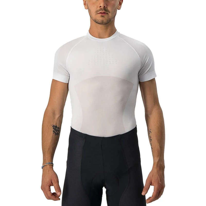 CASTELLI 4520575 CORE SEAMLESS BASE LAYER SS Men's Tights WHITE BLACK S/M - Image 1