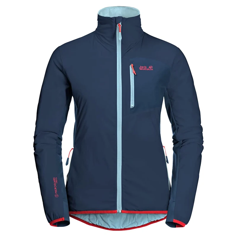 Jack Wolfskin Womens Atmos Jacket W, Dark Indigo, M