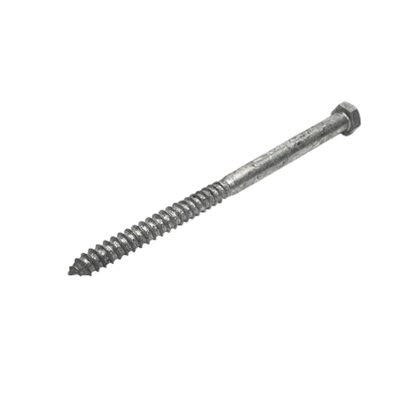 1/2" x 10" Lag Screws | Hex Head | Hot Dip Galvanized | 10pcs Box