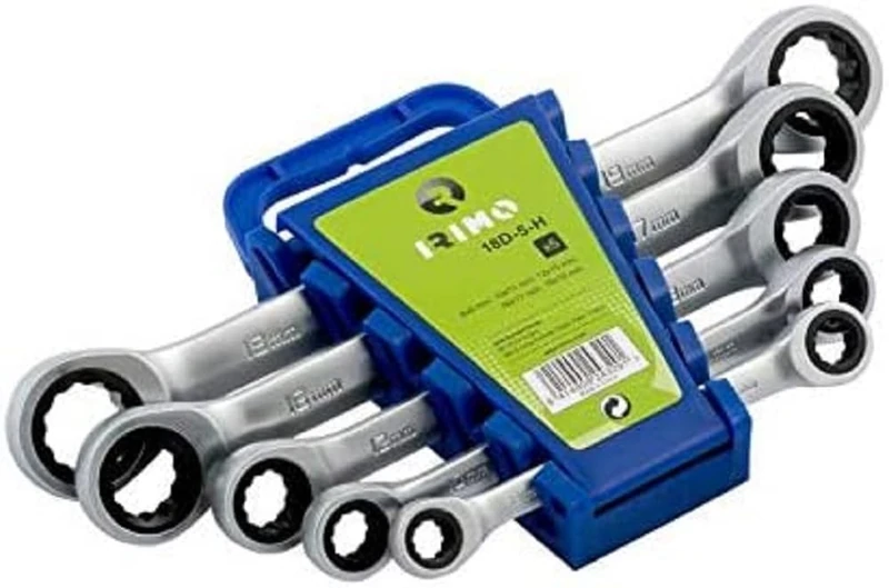 IRIMO 5‑piece Double Star End Ratchet Wrench Set