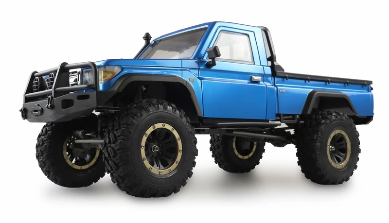 Amewi 22465 AMXRock RCX8B Scale Crawler Pick-Up 1:8, RTR Blue