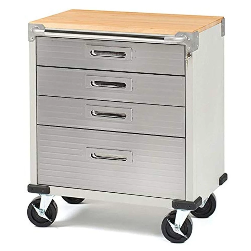 Seville Classics Workshop Trolley, 71.1 x 50.8 x 87.6 cm, Granite