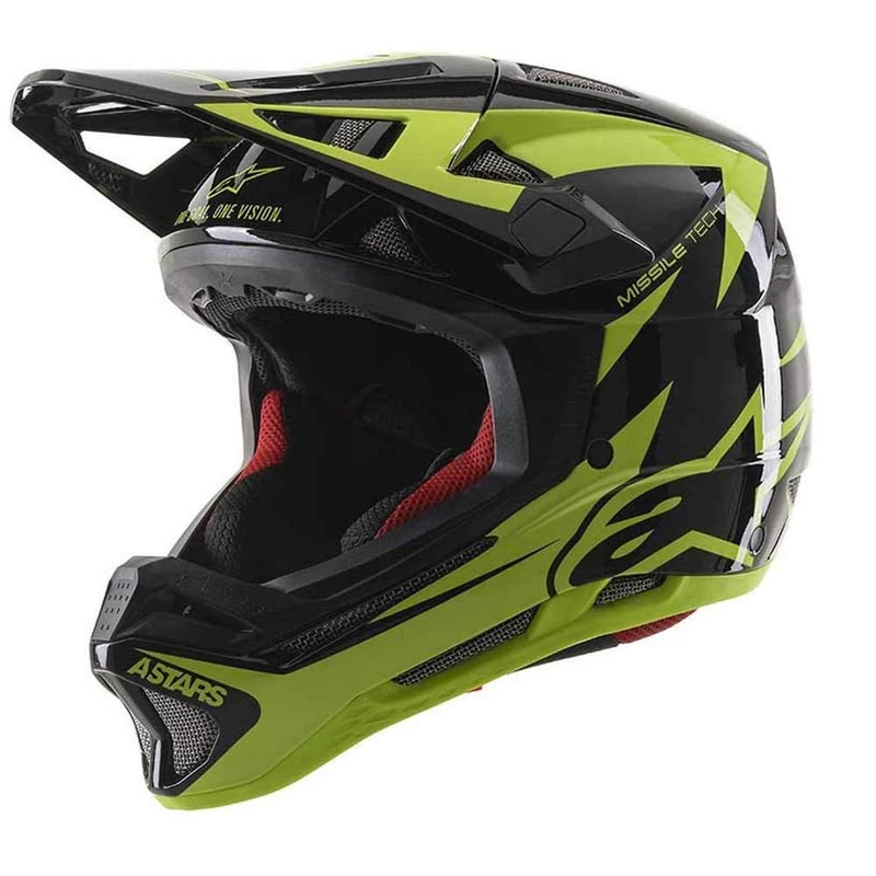 Alpinestars Missile Tech Airlift Helmet - Black Yellow Fluo M