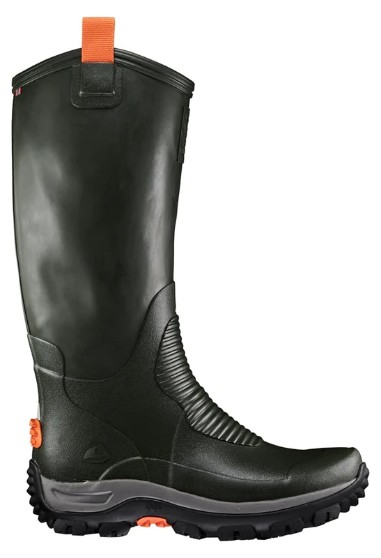 Viking Unisex Elk Hunter Light Rain boot Green Black 8 UK