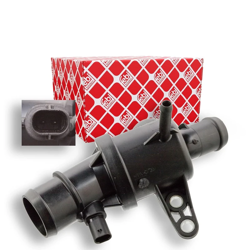 Febi Bilstein 104759 Thermostat with housing, seal and temperature switch , 1 piece