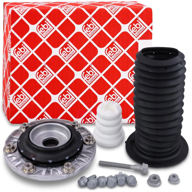 Febi Bilstein 104870 Suspension Strut Support Bearing Set with Stop Buffer and Protective Case Pack of 1