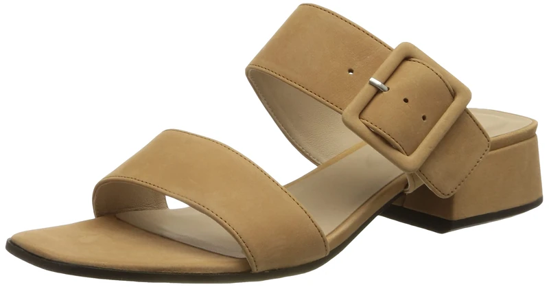 ECCO Women's Elevate Square Toe Slide Heeled Sandal 6.5-7 UK
