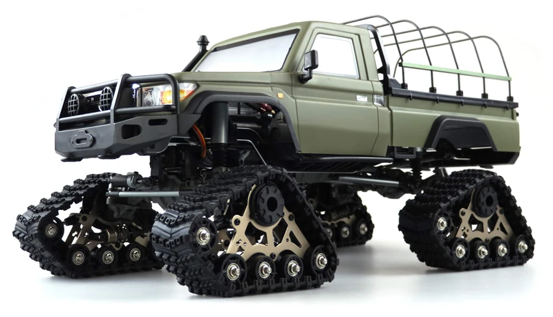 Amewi AMXRock RCX10BTS 1:10 Scale RC Crawler - Military Green