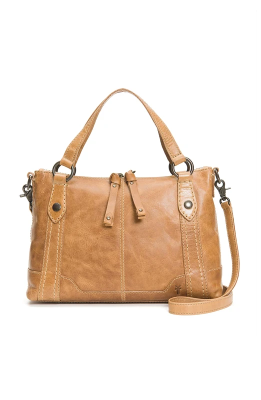 FRYE Women's Melissa Medium Crossbody, Beige, One Size