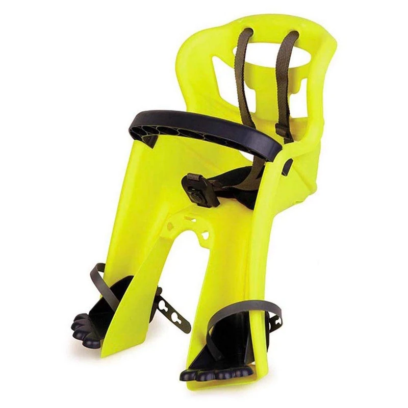 Bellelli Tatoo Plus - Child Front Bicycle Seat (Up to 15KG) (Yellow Hi-Viz)