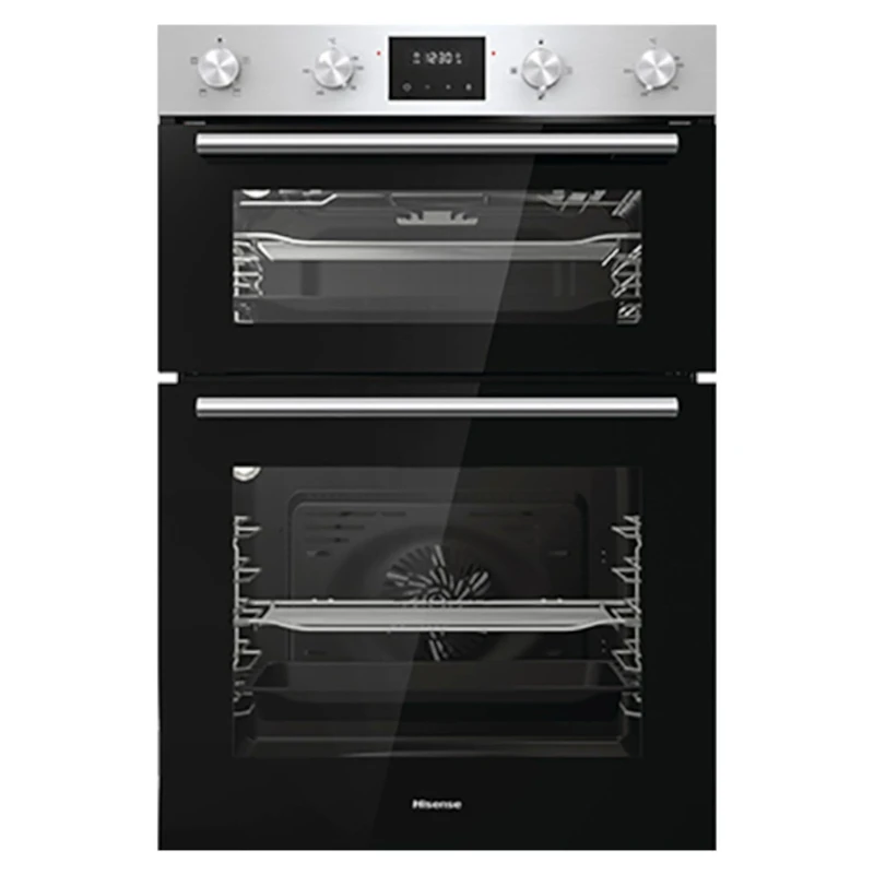 Hisense Electric Double Oven with Built-in Hob, 88cm x 60cm, Stainless Steel, A/A Energy Rating