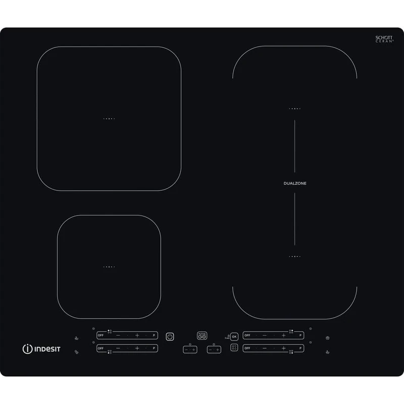 Indesit IB65B60NE 60cm Induction Hob - Black