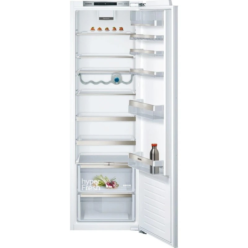 Siemens iQ500 KI81RAFE0G Built in Fridge with hyperFresh plus Box, LED Lighting, Fresh Box with wavy bottom, eastAccess glass shelve, superCooling Function, Flat Hinge