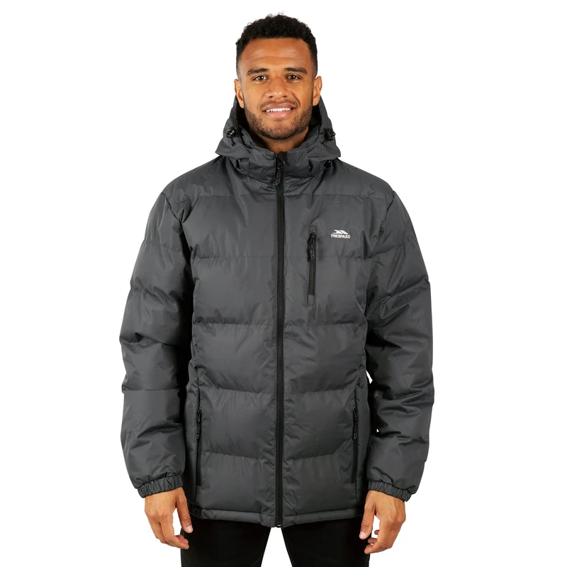 Trespass Mens Padded Jacket Casual Winter Coat Clip
