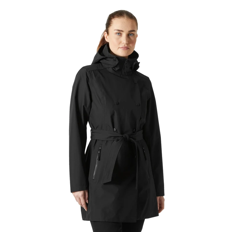 Helly Hansen Women's W Welsey II Trench, Black, S