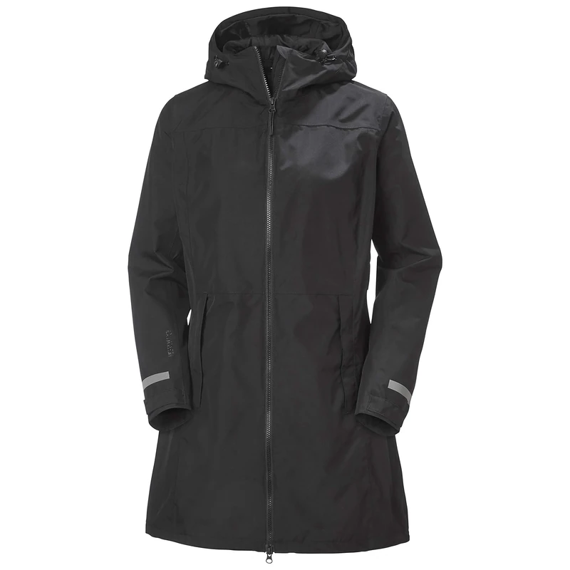 Helly Hansen Women's Lisburn Raincoat, Black, S