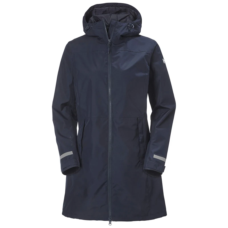 Helly Hansen Women's Lisburn Raincoat, Navy, XS