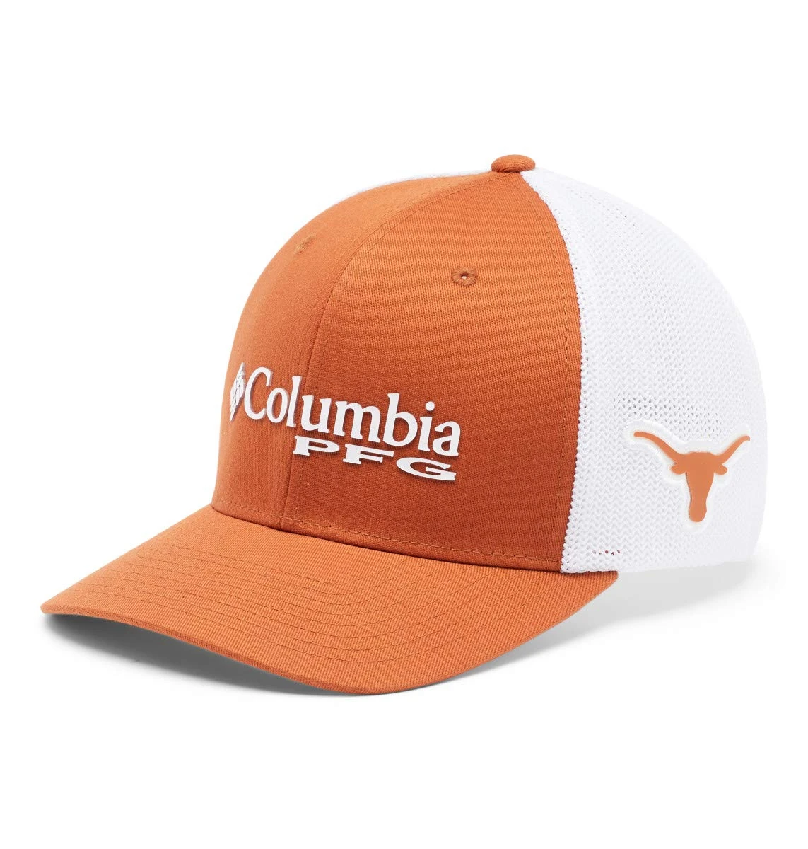 Columbia Unisex CLG PFG Mesh Ball Cap, TEX - Cedar, L/XL