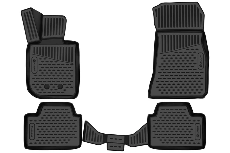 Element Tailored Tailored Floor Mats for BMW 3 Series G20 Hatchback 2018-2020 Rubber Mats, Black