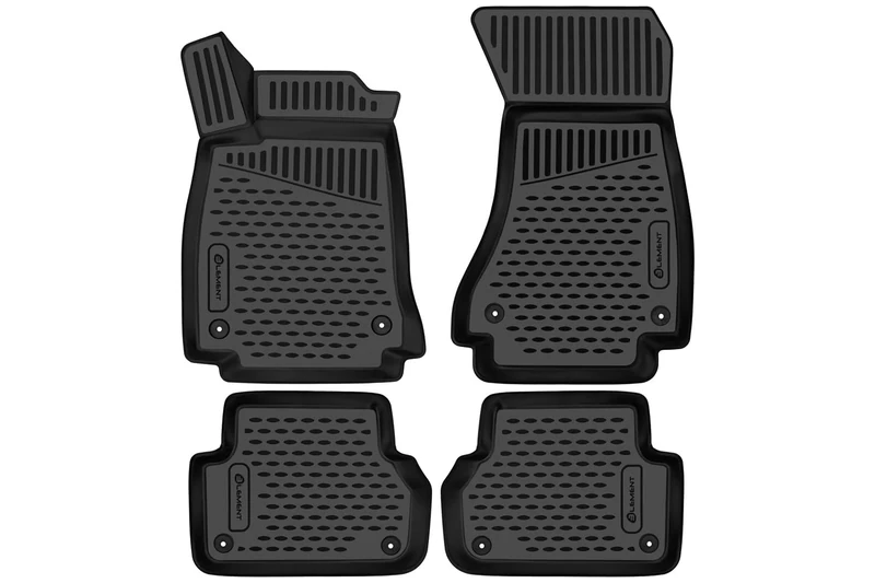 Element EXP.ELEMENT3D02407210k Tailored Car Mats for Renault Twingo III 3 2014-2020 3D Rubber Mats Black