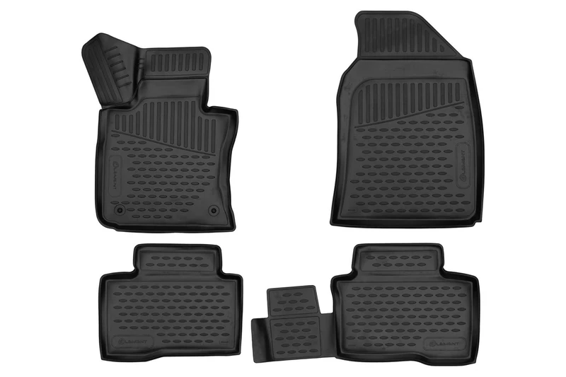 Element EXP.ELEMENT3D02226210 3D Rubber Floor Mats SsangYong Tivoli 2015 – Set of 4, Black, Fit