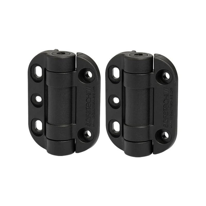 Safetech Hardware Self-Closing Metal Gate Hinges for Wood Aluminum Fencing Garden Pool Gates Tension Adjustable Perfect 99lbs
