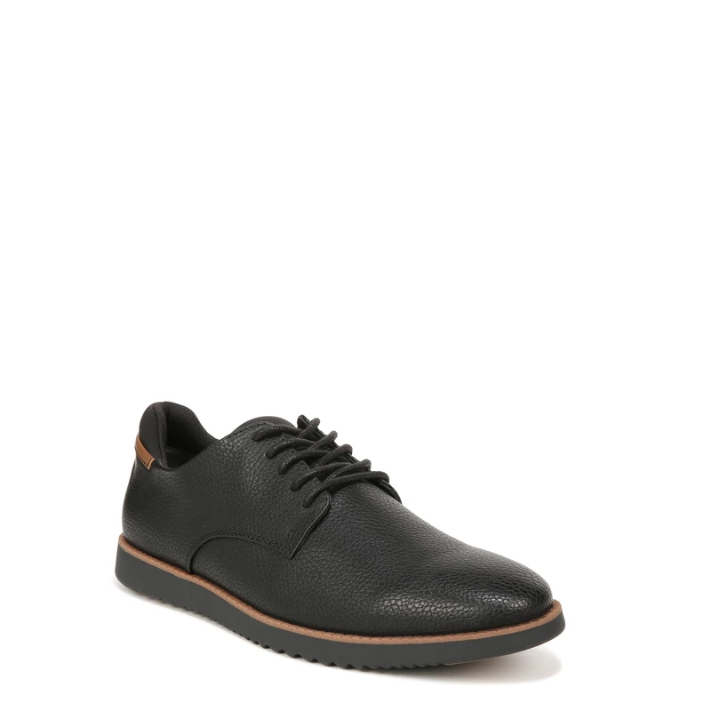 Dr. Scholl's Mens Sync Oxford, Black Smooth, 9 US