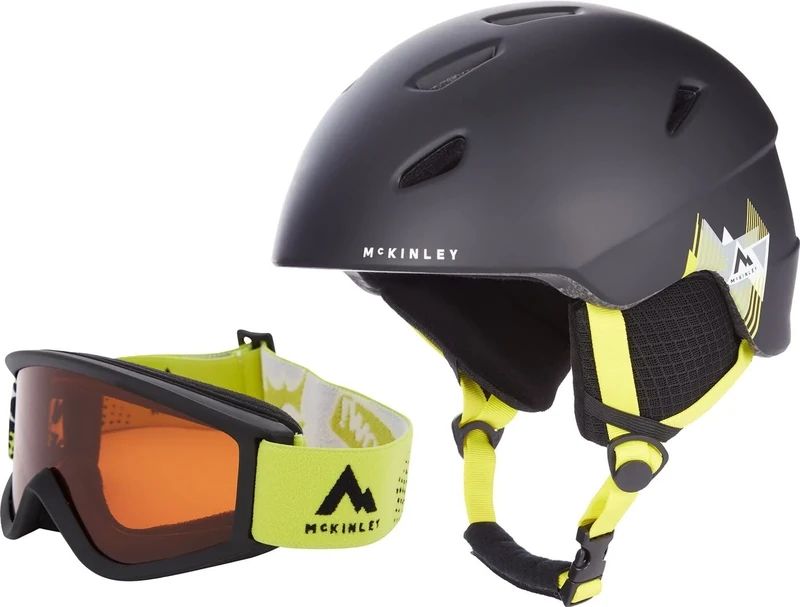 McKINLEY Pulse Hs-016 Ski Helmet BLACK/YELLOW S
